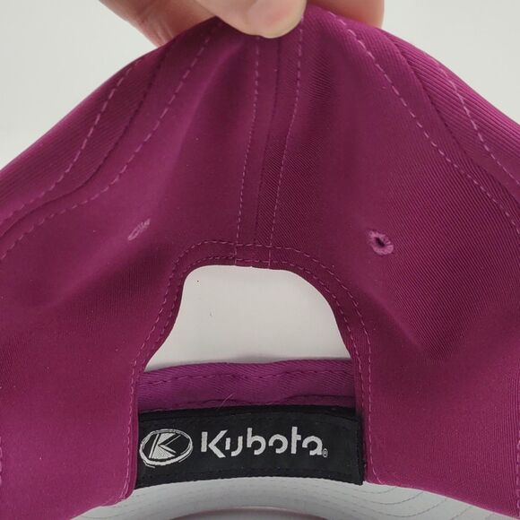 NWT Kubota Women's Adjusted Cap Embroidered Logo Mulberry - Picture 2 of 7